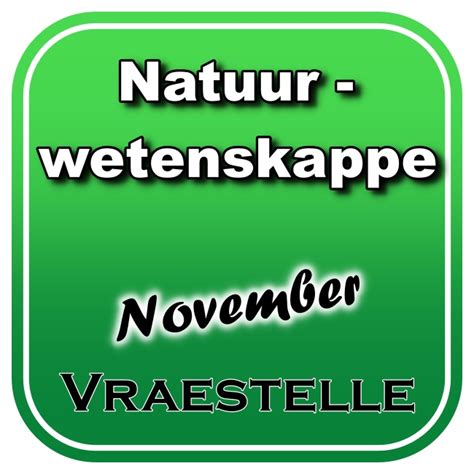 Graad Natuurwetenskappe Nw November Vraestel En Memo