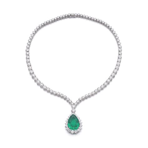 Emerald And Diamond Necklace Important Jewels Sotheby S