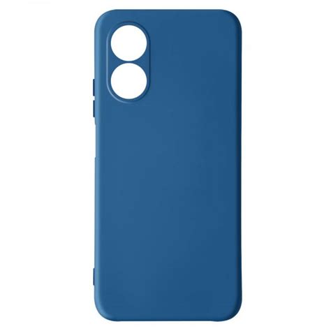 Avizar Capa para Oppo A17 Semi rígida Soft touch Azul BACK FAST BL