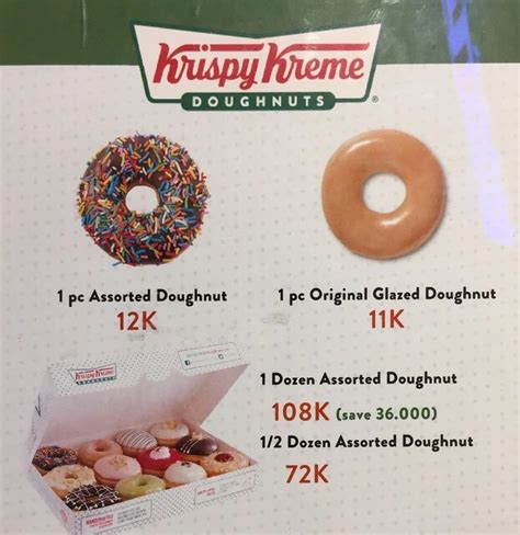 Krispy Kreme Menu And Prices In Usa 2024 In 2024 Krispy Kreme Menu