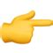 significa dorso de mano con índice a la derecha Emoji EmojiAll