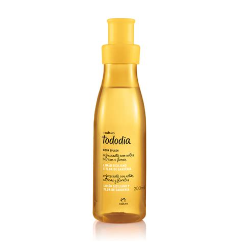 Tododia Lim O Siciliano E Flor De Gard Nia Body Splash Feminino