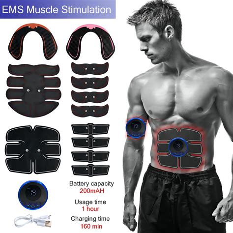 Ems Entrenador De Estimulaci N Muscular Abdominal Masajeador Muscular