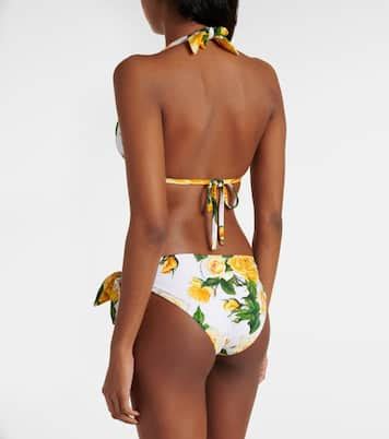 Floral Bikini In Yellow Dolce Gabbana Mytheresa