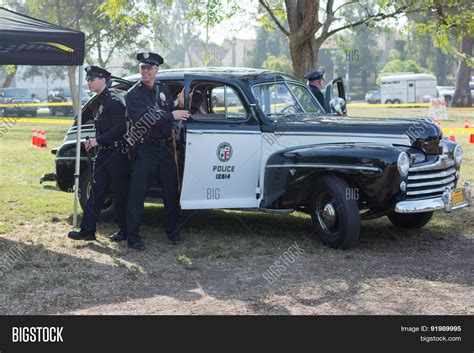 Vintage Ford Police Image & Photo (Free Trial) | Bigstock