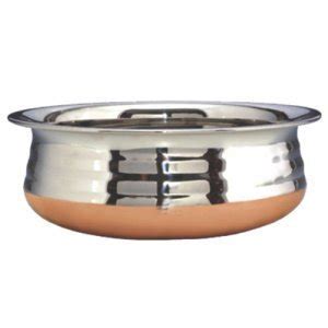 Buy Neera Copper Bottom Urli 600 Ml Stainless Steel Gas Stove