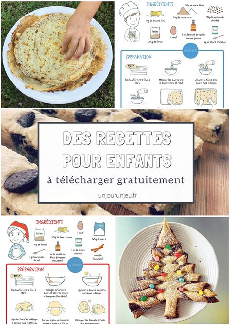 Recettes Illustrées à Imprimer Pour Cuisiner Avec Ses Enfants Recette