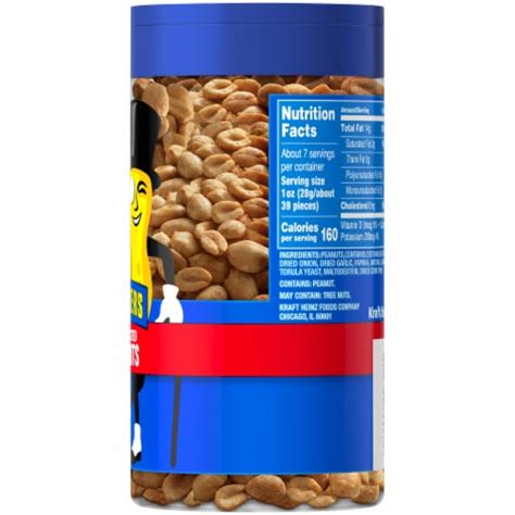 Planters Salted Dry Roasted Peanuts 7 Oz Smiths Food And Drug