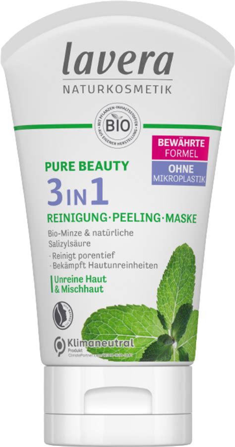 Lavera Pure Beauty In Reinigung Peeling Maske Ml Ecco Verde