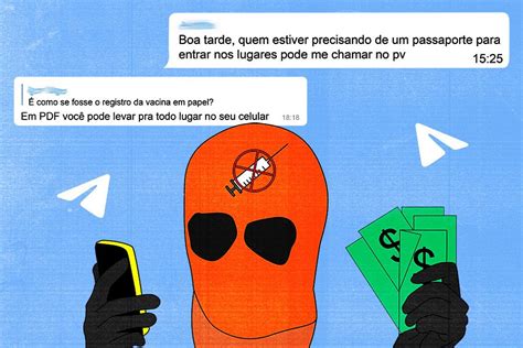 Certificados Falsos De Vacina S O Anunciados No Telegram Por R