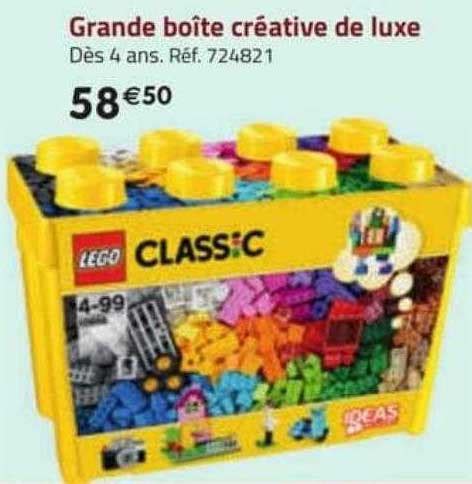 Promo Grande Boîte Créative De Luxe Lego Classic chez La Grande Récré