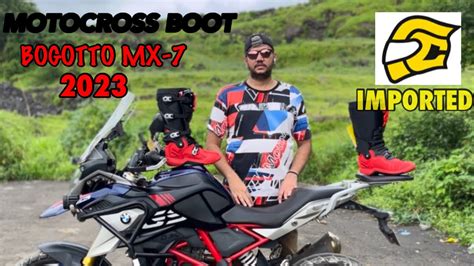 I Bought New Offroading Boots Bogotto Mx From Fc Moto Youtube