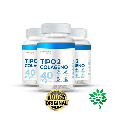 Kit Col Geno Tipo Vitamina E Mg Concentrado C Psulas