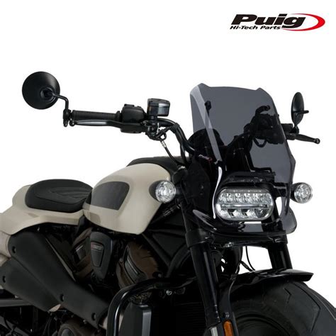 Puig F New Generation Sport Dark Smoke Harley Davidson Sportster