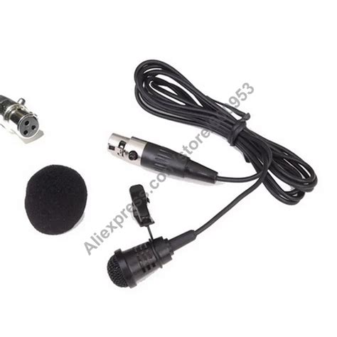 Micwl Top Quality Cardioid Lavalier Lapel Black Condenser Microphone