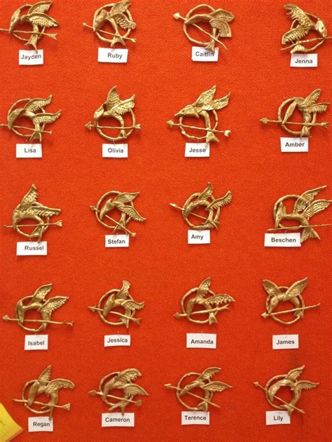 Mockingjay Pins by Year 6/7 Class