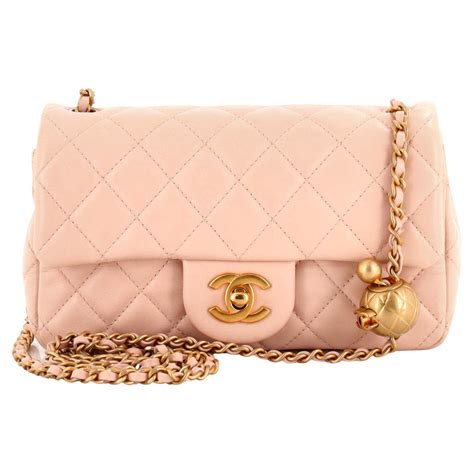 Chanel Pearl Crush Flap Bag Quilted Lambskin Mini For Sale At 1stDibs