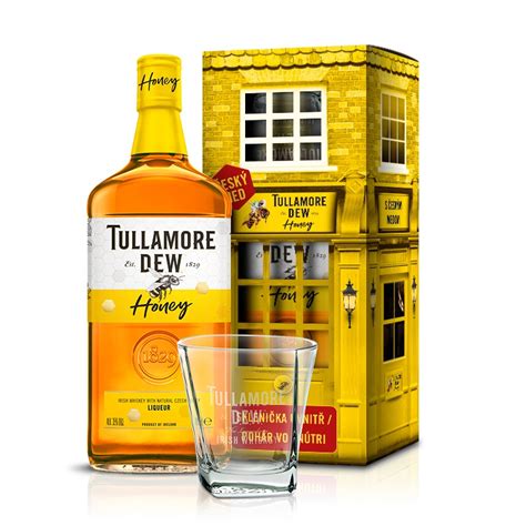 Tullamore D.E.W. Honey s českým medem 0,7L 35% se skleničkou navíc ...