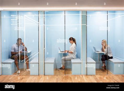 Office Cubicles Group High Resolution Stock Photography And Images Alamy