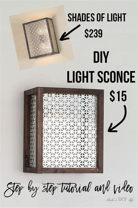 DIY Wall Sconces How To Make High End Glam Wall Sconce Using Dollar