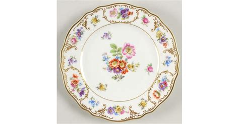 Dresden Flowers Bread Butter Plate By Franconia Krautheim