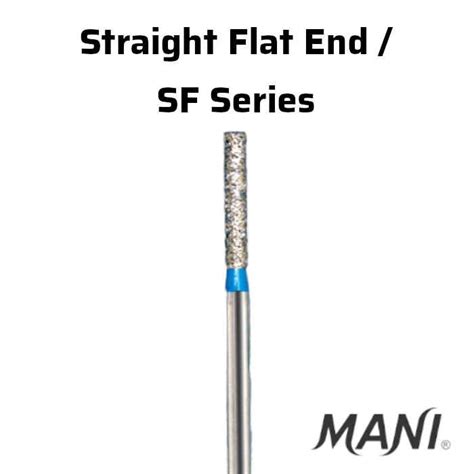 Buy Diamond Bur FG Straight Flat End SF Series Mani Dentodeal