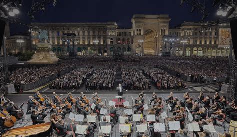 Il Concerto Per Milano Della Filarmonica Della Scala In Piazza Duomo