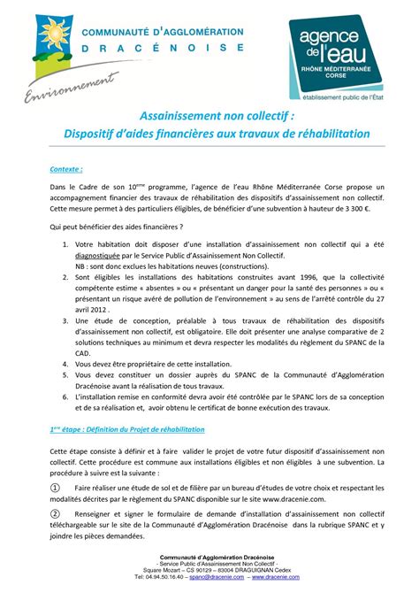 Calam O Courrier Informatif Subvention Usagers