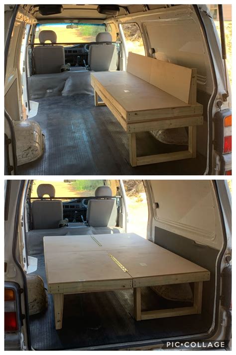 Van Conversion Bed Frame Camper Conversion Camping Camper Van