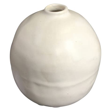 White Ceramic Bud Vase Lost And Found