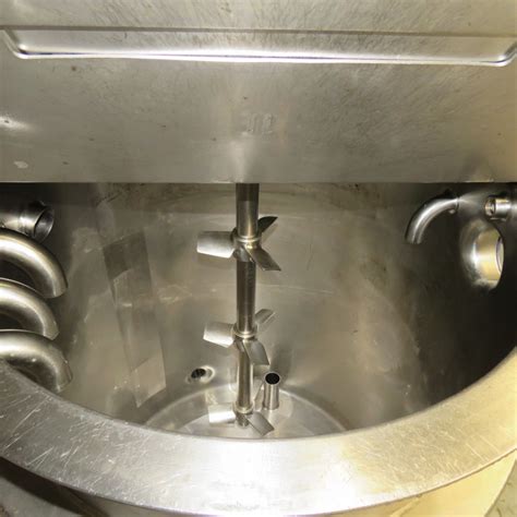 Used Litre Hp Stainless Steel Mixing Tank Double Jacket