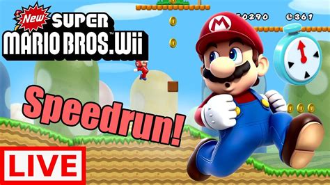 Time For Speedruns New Super Mario Bros Wii Speedrun Attempts Any