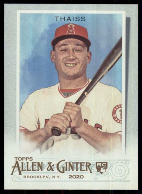 2020 Topps Allen And Ginter Hot Box Silver 197 Matt Thaiss Rc Angels