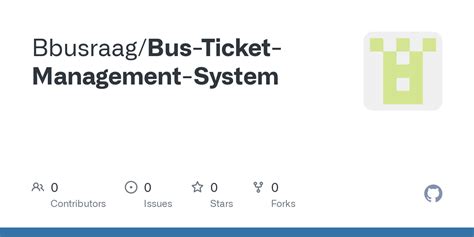 Github Bbusraagbus Ticket Management System