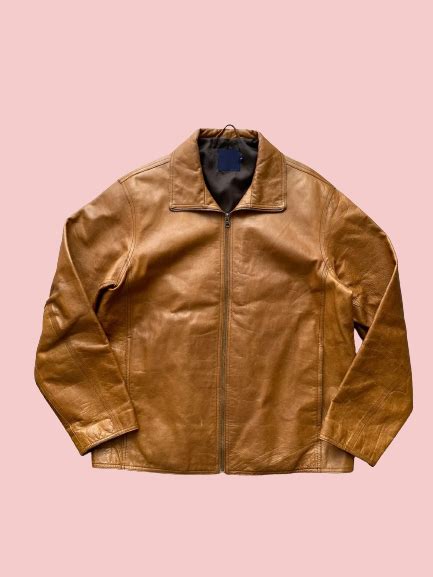 Gap Leather Jacket Mens Airborne Jacket