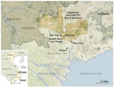 Iron Triangle Vietnam Map - Fayina Theodosia