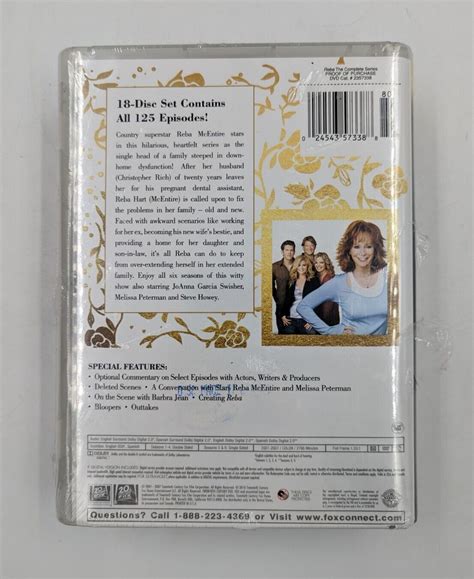 Reba McEntire Complete TV Series Seasons 1-6 (ALL 125 EPISODES) NEW DVD ...