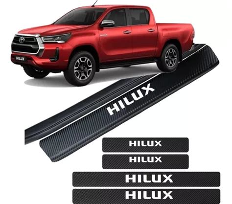 Sticker Protecci N De Estribos Puertas Toyota Hilux Meses Sin Inter S