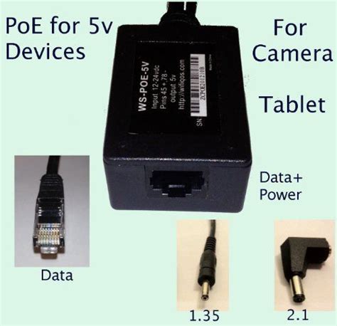 Ws Poe 5v 5v Foscam And Wansview Remote Power Poe Converter By Wifi