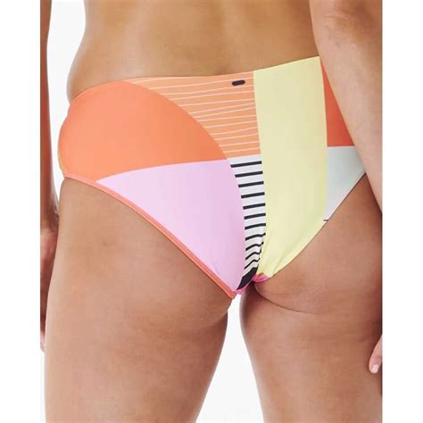 Rip Curl Day Break Mid Rise Good Bikini Bottom Pink Dressinn