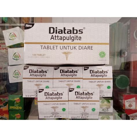 Jual New Diatabs 1 Strip 4 Tablet Obat Diare Ed 052026 Shopee