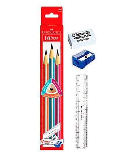 Faber Castell 10 Trenz Super Dark Pencils Online Stationery Trivandrum