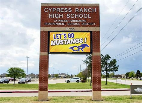 Cy-Ranch High School, Cy-Fair ISD - LED Partners Digital Displays