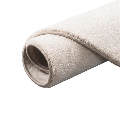 Snapstyle Hochflor Luxus Velours Teppich Touch Rund Beige 200x200cm