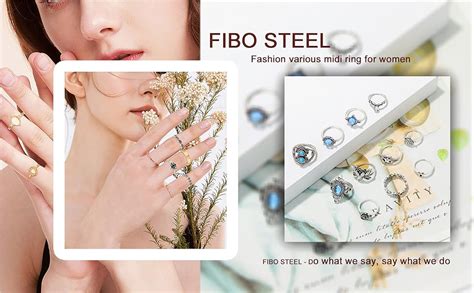 Amazon FIBO STEEL 72 Pcs Vintage Knuckle Butterfly Rings For Women