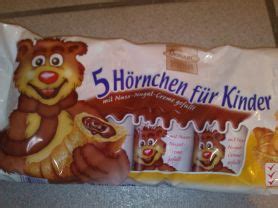 Monarc Hörnchen für Kinder Nuss Nougat Creme Kalorien Backwaren Fddb