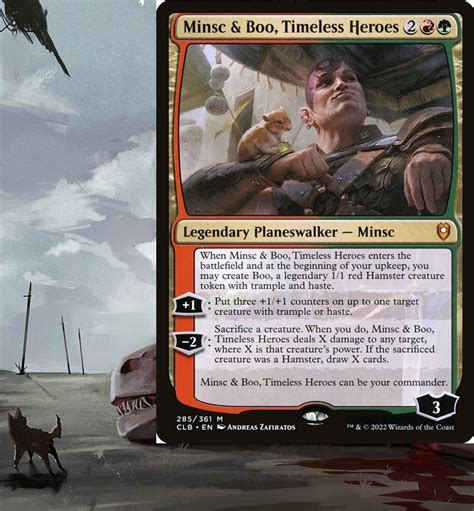 Minsc And Boo Timeless Heroes Commander Deck Redgreen Magic Mtg Ready