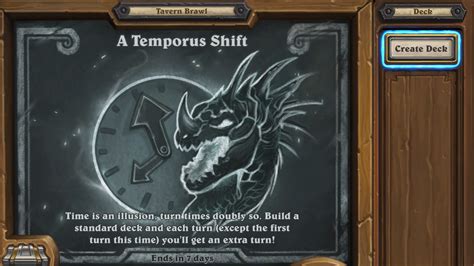 Hearthstone This Weeks Tavern Brawl Is A Temporus Shift