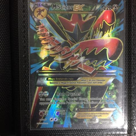 Mega Scizor EX Full Art SHINY Hobbies Toys Toys Games On Carousell