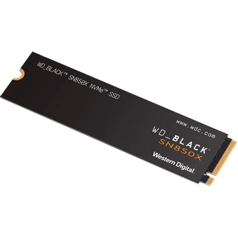 WD Black SN850X NVMe SSD 2 TB Schwarz PCIe 4 0 X4 NVMe M 2 2280